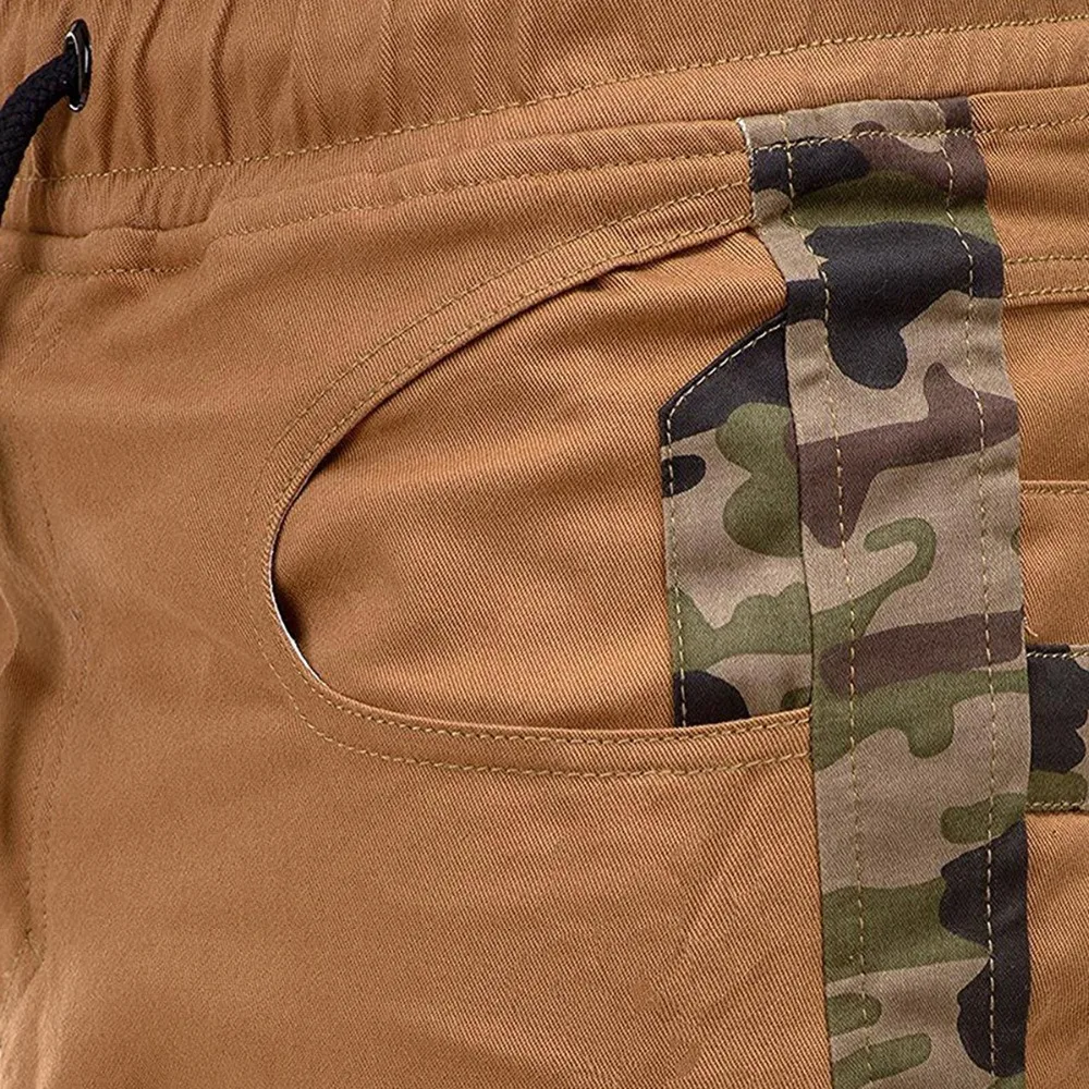 2018 мужские модные брюки с эластичной резинкой на талии Jogger фитнес Бодибилдинг