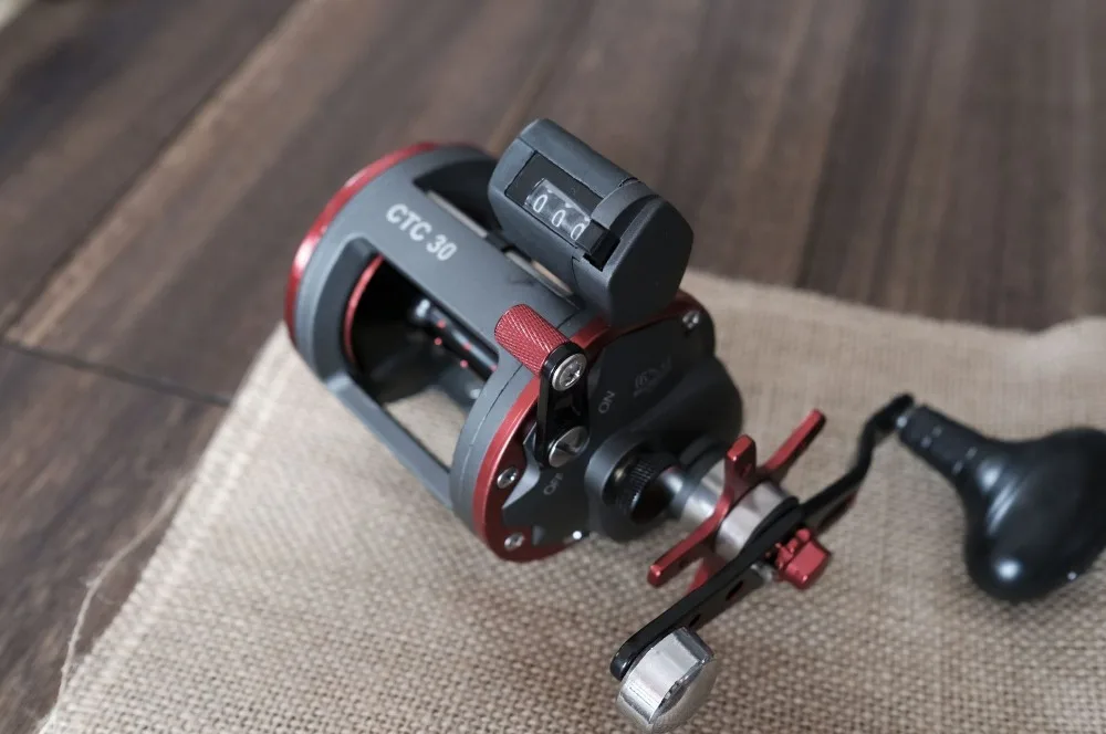 

CTC30 High-strength engineering plastics Sea fishing Drum wheel Counter code table High carbon brake pad Boat fishin