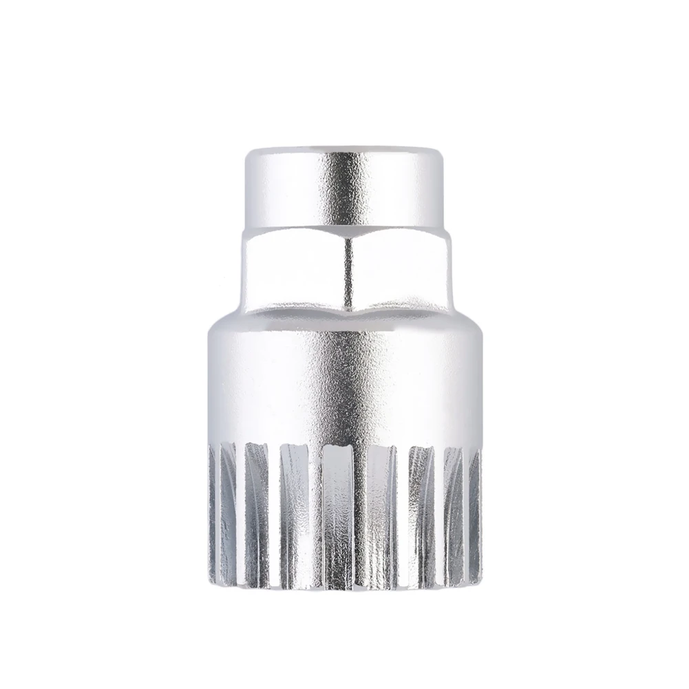 New Practical Cycle Cycling Mountain Bicycle Sealed Bottom Bracket Spindle Remover Repair Silver Steel Tool Sports Free shipping