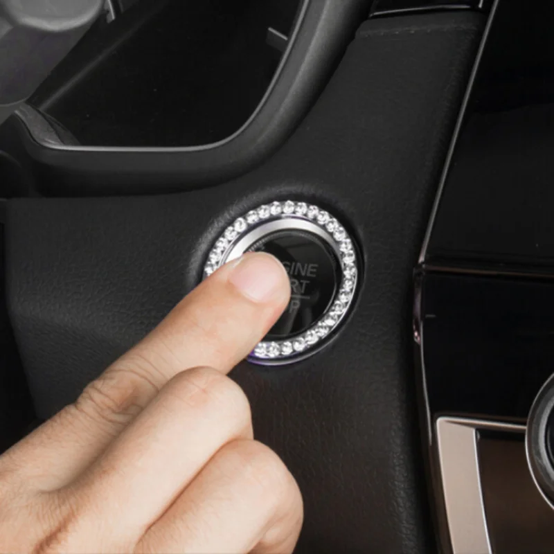 

Car Engine Start Stop Ignition Key Ring For Suzuki SX4 SWIFT Alto Liane Grand Vitara Jimny S-cross Splash Kizashi accessories