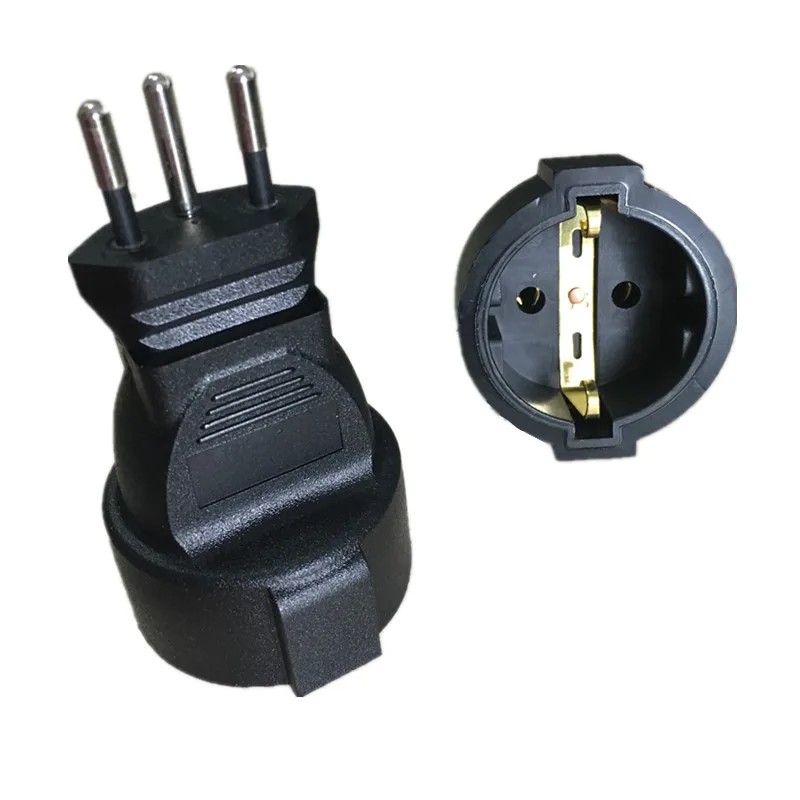 3 pin Swiss socket adapter Встроенная швейцарская ЕС немецкая штепсельная вилка адаптер конвертер Вилка WA-0181 швейцарские вилки поворот на французские вилки