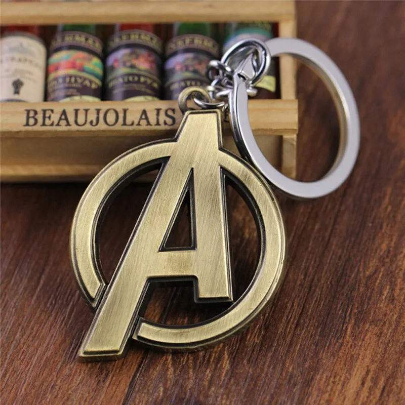 NEW Marvel The Avengers Design Logo Alloy Key Chains Keychain Keyfob Keyring 