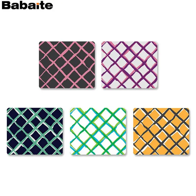 Babaite пользовательские кожи Диагональ крест кисти штрихи красивый коврик для