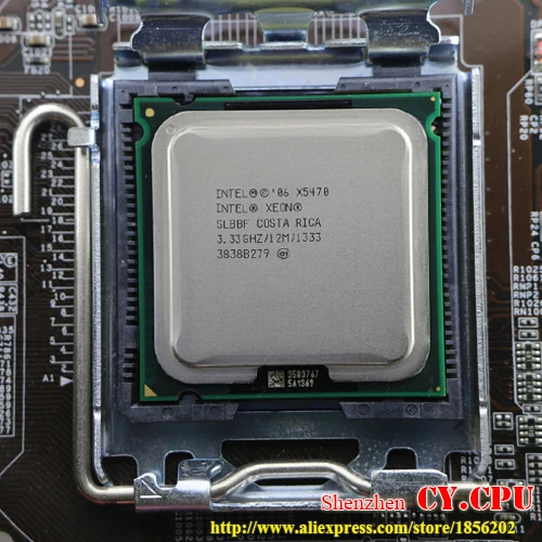 INTEL XEON X5470 3,33 GHz/12 M/1333 Mhz/cpu равный LGA775 Core 2 Quad Q9750 cpu, работает на материнской плате LGA775 без адаптера