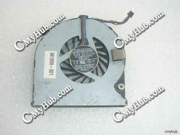 Подлинный для HP 6460b 6465b 8460p 6450b 8440p 641839-001 6033B0024002 DFS531205MC0T FAD9 DC5V 0.50a Вентилятор