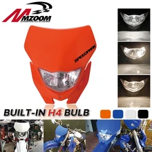 Фара для мотоцикла Yamaha Honda WR 450 250 YZ TTR Enduro Supermoto внедорожный велосипед Мотокросс фара обтекатель
