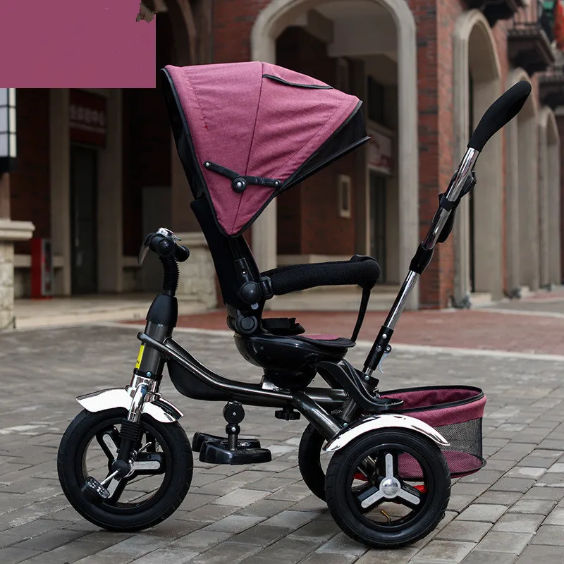 2017 kids Tricycle Pram 3 wheel Baby Stroller Child Three Wheels Carriage Baby Buggy Bike Bicycle For 6 Month to 6 Years Old5