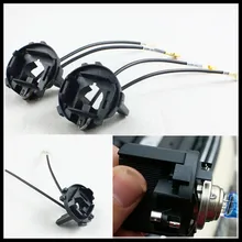 Rockeybright h7 hid adapter xenon lamp holder for volkswagen golf 7 h7 bulb holder hid lamp adapters for Tiguan Scirocco Sharan