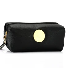 2016 NEW Vintage Make Up Cosmetic Bag women bag Toiletries Pouch Travel Multifunction PU leather Bag #L09585