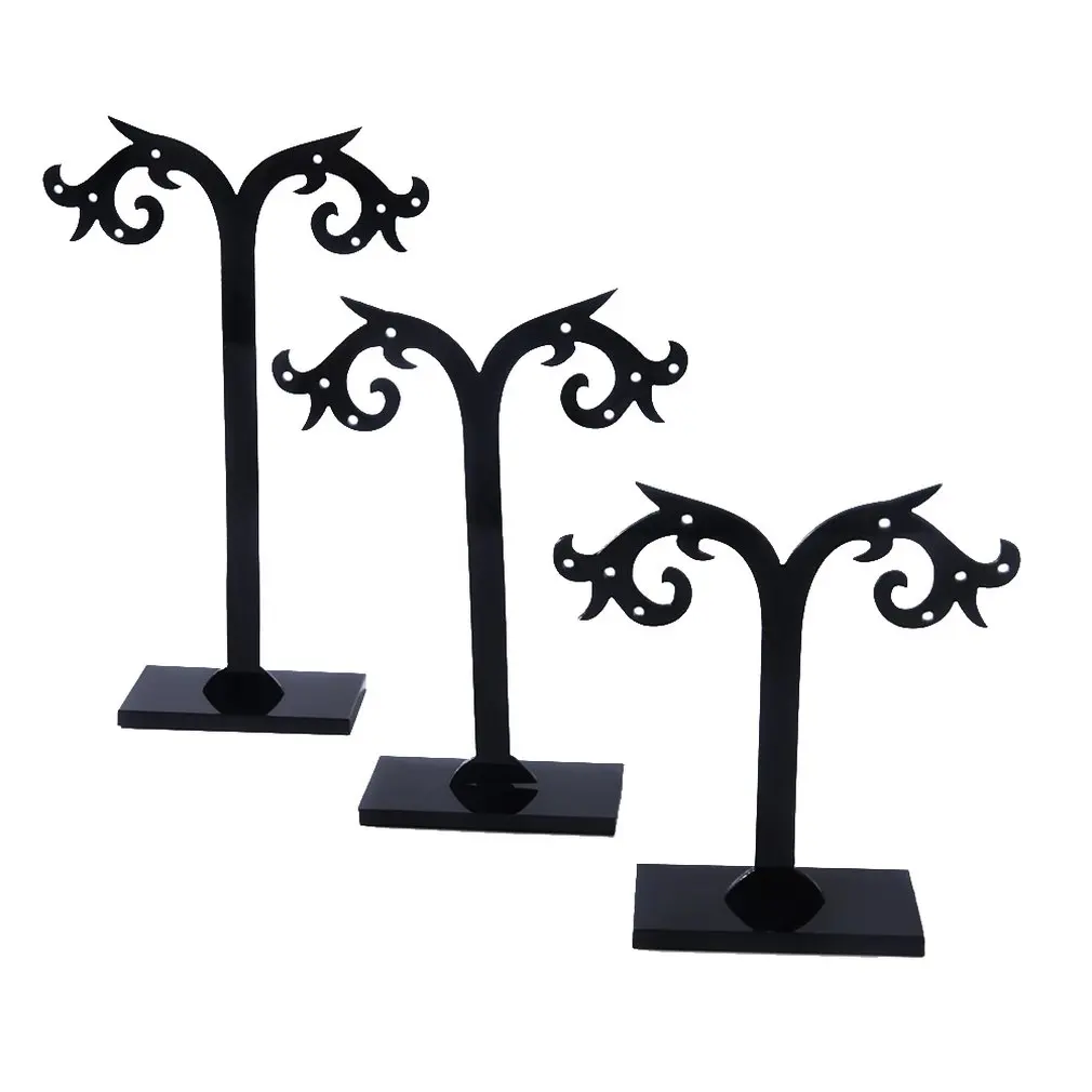3pcs/2pcs T Shaped Earrings Display Shelf Stand Holder Container Jewelry Organizer Rack Stud Earrings Holder Display Stand Rack 3pcs/2pcs T Shaped Earrings Display Shelf Stand Holder Container Jewelry Organizer Rack Stud Earrings Holder Display Stand Rack