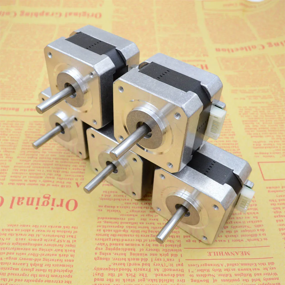 

New Hot NEMA 17 Stepper motor 12V For CNC Reprap 3D printer extruder 36oz-in 26Ncm 0.4A NV99