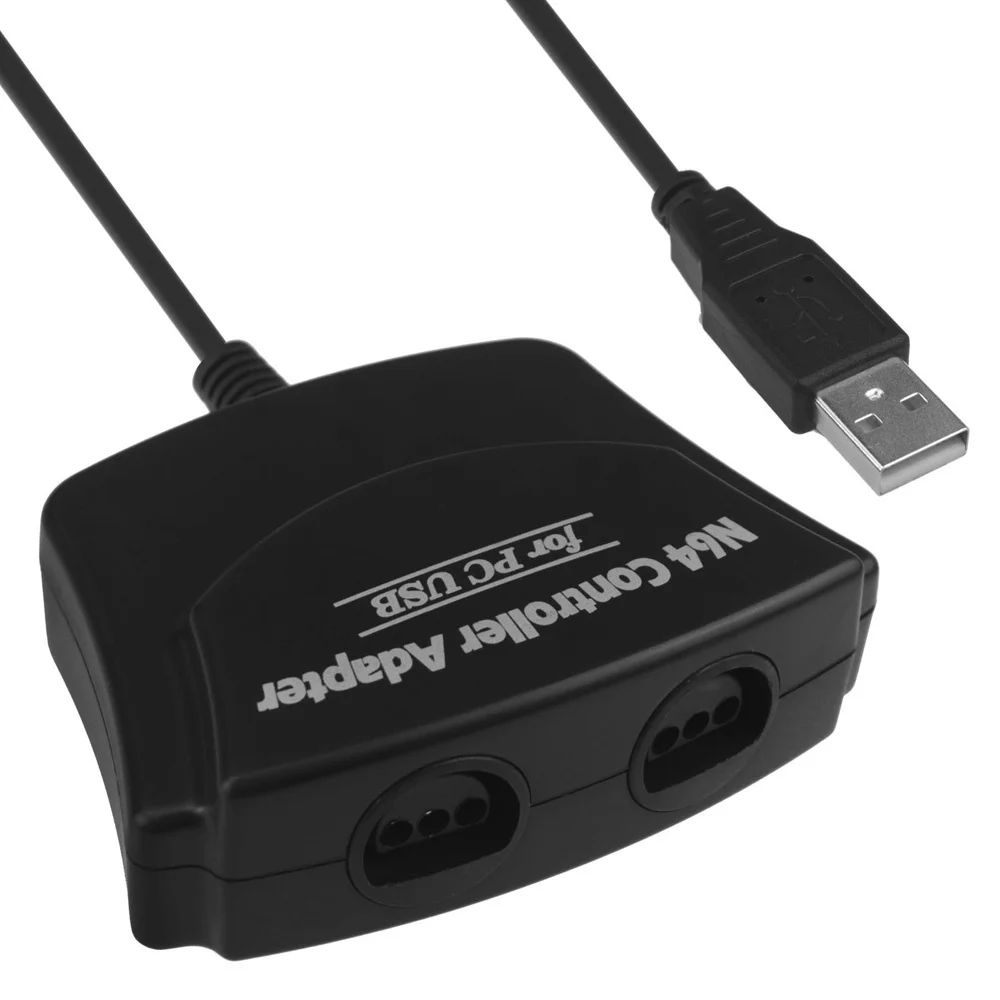 MayFlash для kingd 64 N64 контроллер Joypad конвертер адаптер совместим с Windows для ПК USB 2 порта