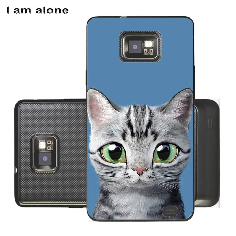 Чехлы для телефонов I am alone для samsung Galaxy S II S2 I9100, 4,3 дюймов, Модный чехол из мягкого ТПУ для мобильного телефона S2 SII - Цвет: Soft TPU HH41