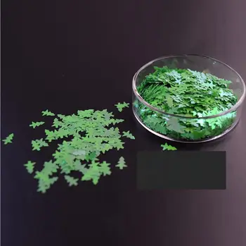 

Christmas trees Nail art glitter shapes spangle sequins