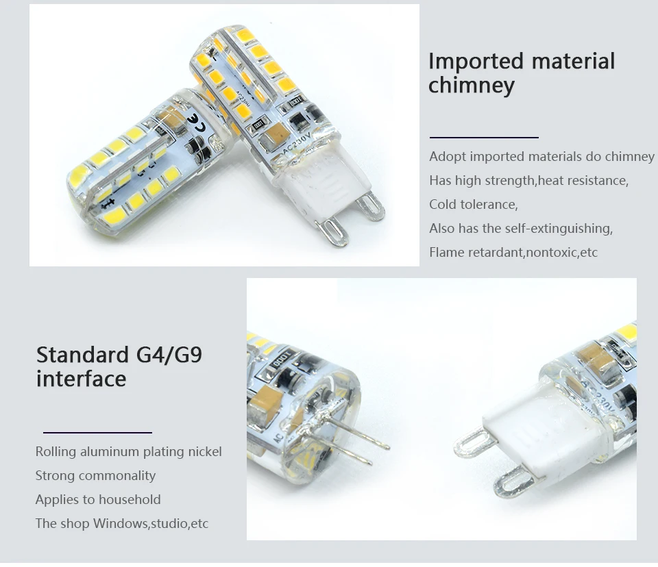 Lkltfx G9 светодиодные лампы AC 220 V SMD 3014 2835 Светодиодная лампа с украшением в виде кристаллов силиконовая свеча заменить 20-30 Вт галогенных ламп Рождественские светодиодные лампы бар