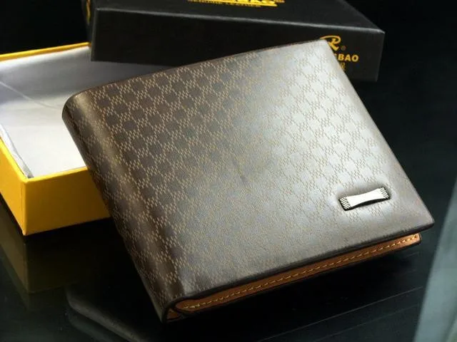  new 2014 men wallets famous brand mens wallet male money purses Wallets New Design Top Men Wallet With Coin Bag 11*9*2 CM 