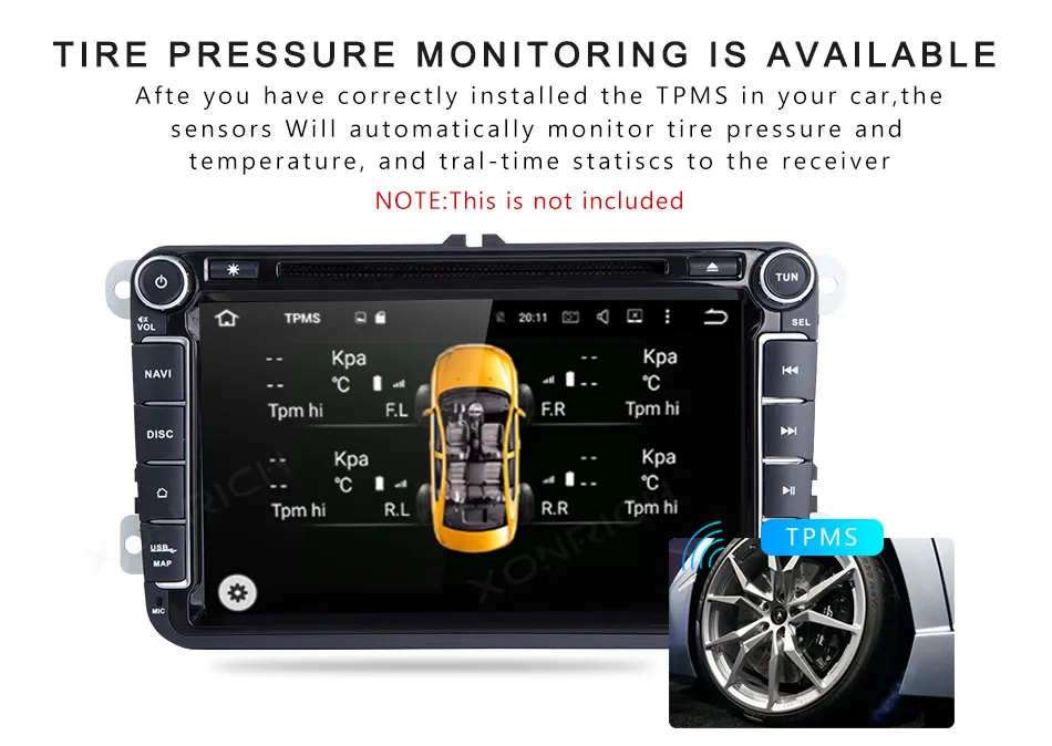 Discount 2 din Android 8.1 GPS Car Multimedia For Volkswagen VW Passat b6 Polo T5 Skoda Octavia 2 3 Superb Seat leon 2 AutoRadio golf 5 6 18