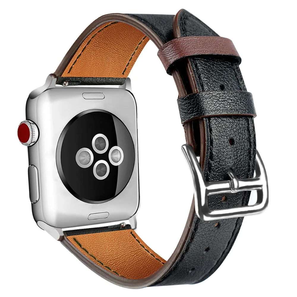 Кожаный ремешок для apple watch Band apple watch 4 3 band 42 мм 38 мм 44 мм/40 мм iwatch band correa браслет ремешок для часов