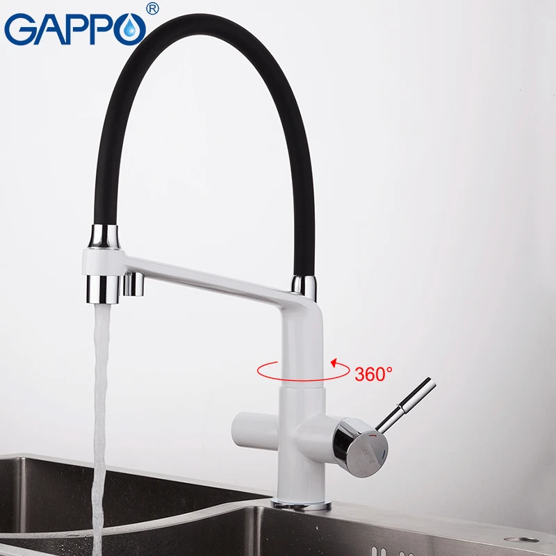 GAPPO смеситель для кухни смесители фильтрованной воды раковины вращающийся torneira