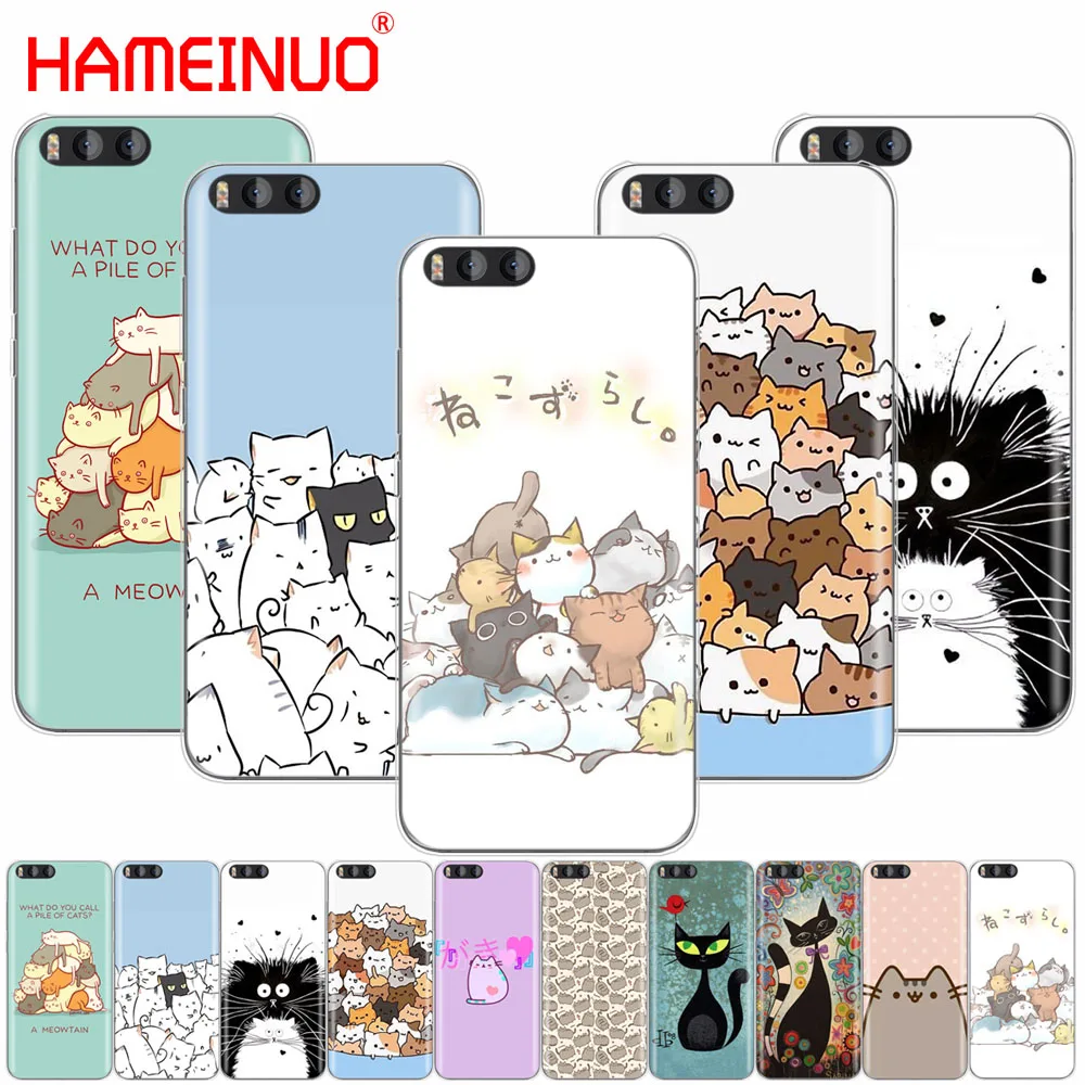 

HAMEINUO Cute funny A Pile Of Cats art cat Cover Case for Xiaomi Mi A1 A2 3 4 5 5S 5C 5X 6 6X 4S 4I 4C NOTE MAX 2 mix plus
