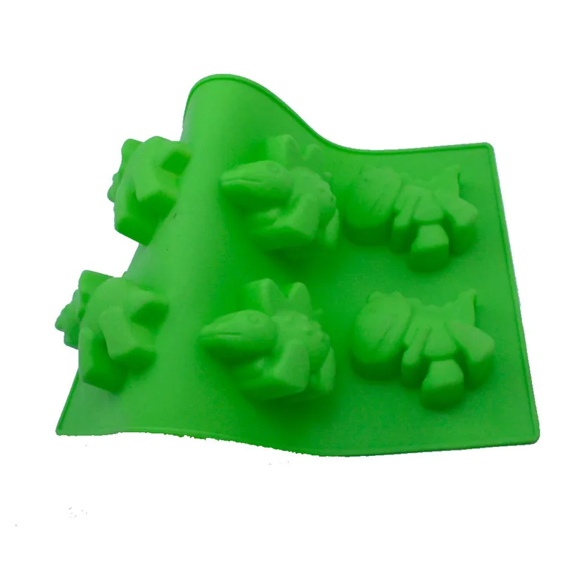 Cute Dinosaur Shape Silicone Cake Molds 3D Animal Dinosaur Form Sugar Fondant Soap Jelly Pudding Moulds Cake Decorating Tools2