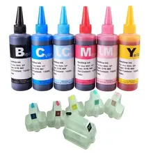 6 шт 177 пустые заправляемые чернильные картриджи+ 6 шт. чернила для Photosmart 3210 D7460 C5100 C5140 C5183 C6270 C6280 C6180 C6183 C7170