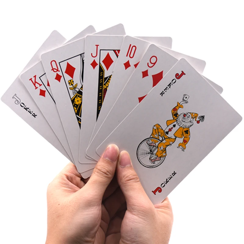 Cartes à jouer Jumbo cartes de jeu de Poker surdimensionnées jeu de très grande taille 2/4/9