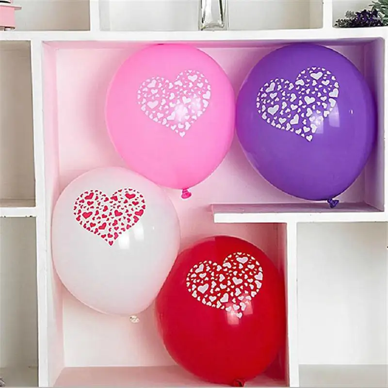 Buy 100pcs 12 Inch Round Latex Balloons Love Heart