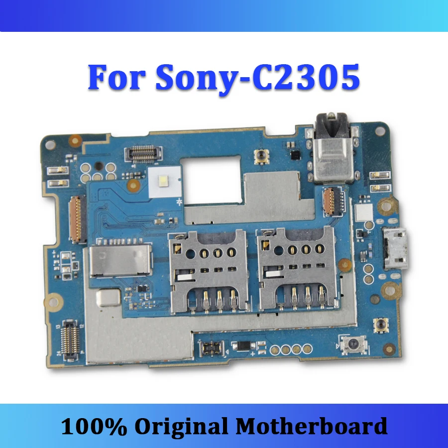 

C2305 Original logic board unlocked for Sony Xperia C S39h C2305 motherboard with chips mainboard tested Android C2305 replaced