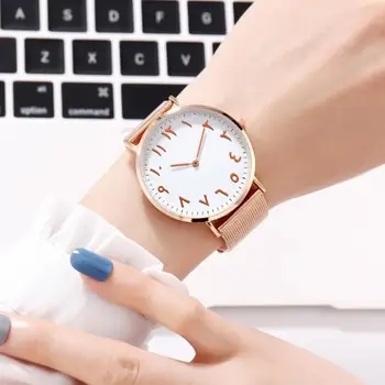 

Creative Plastic Strap Quartz Watch Women Men Round Dial Analog Wristwatch Women Watches Relogio Feminino Dropshipping