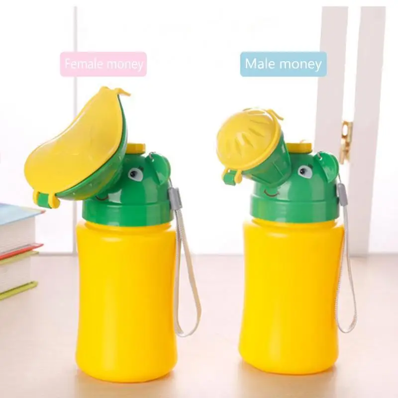 

500ml Portable Baby Toilet Urinal Potty Outdoor Emergency Toilet for Girls Boys Child Toddler Car Camping Traveling Urination