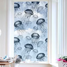 Сверкающее стекло цепляется стикер ПВХ украшения пленки матовая пленка для стекол Ванная комната Спальня стеклянная дверная Наклейка 45x58 см размер пленки