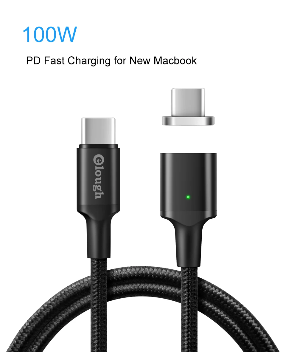 PD Fast Charging Type C Magnetic Cable for Macbook 3