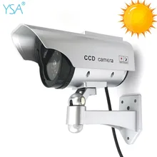 Solar Waterproof Fake CCTV Camera With Flashing LED Dummy Surveillance Camera Outdoor Indoor Solar Power Security Simulation Cam new safurance solar energy waterproof outdoor indoor fake security camera surveillance dummy camera home security
