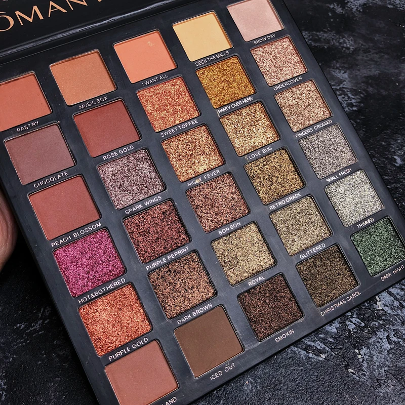Профессиональный макияж Maquillaje палитра теней для век яркие цвета матовые