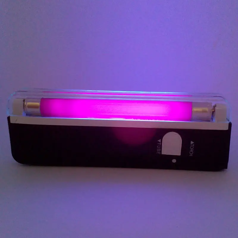 Money detector with torch Portable UV Ultra Violet LED Light Lamp ID Card banknote bill Currency Money detector Gold Line 8