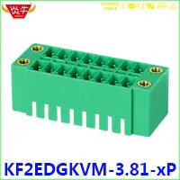 KF2EDGKNHG 3,81 2P~ 12P PCB плагин клеммные блоки 15EDGKNHG 3,81 мм 4PIN~ 24PIN Феникс контакт DEGSON KEFA YANNIU