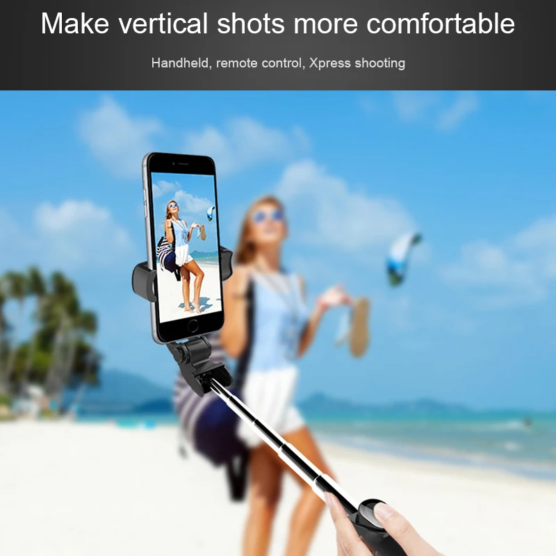 Tripod Selfie Stick For iPhone X 8 7 6S Plus Foldable Bluetooth Wireless Handheld For Android For Samsung For Xiaomi For Huawei