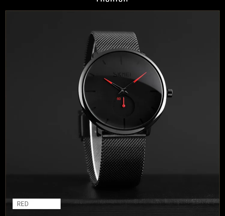 

Simple Fashion Trendsetter Selling Waterproof Men's Watches Business Two-pin Stainless Steel Belt Youth Sports Quartz Watch
