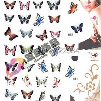 

All kinds of butterfly stickers small size 1 cm Finger tattoo paste waterproof 12cm x 6cm