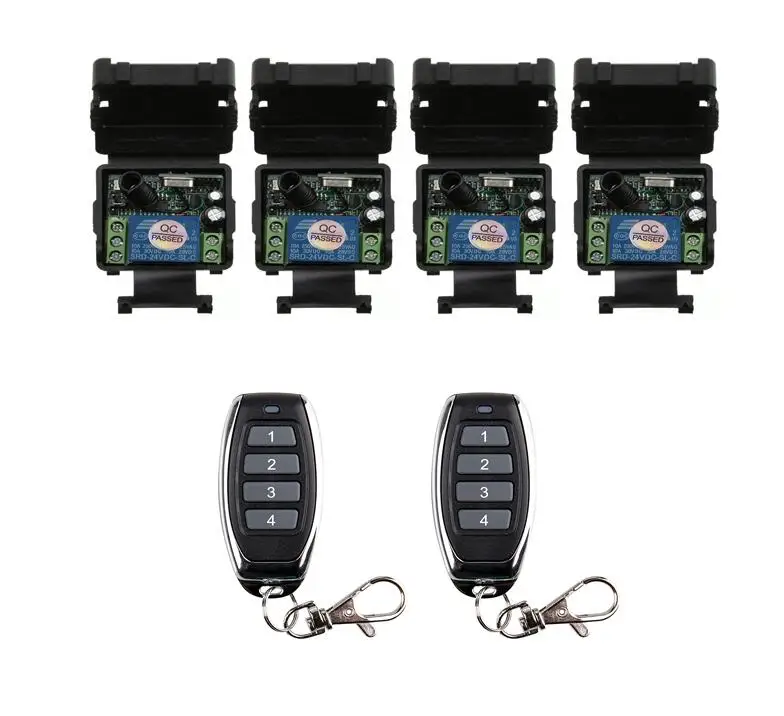 

Универсальный 1-канальный беспроводной мини-радиочастотный видеовыключатель с дистанционным управлением, световой переключатель, приемник, передатчик, 433 МГц