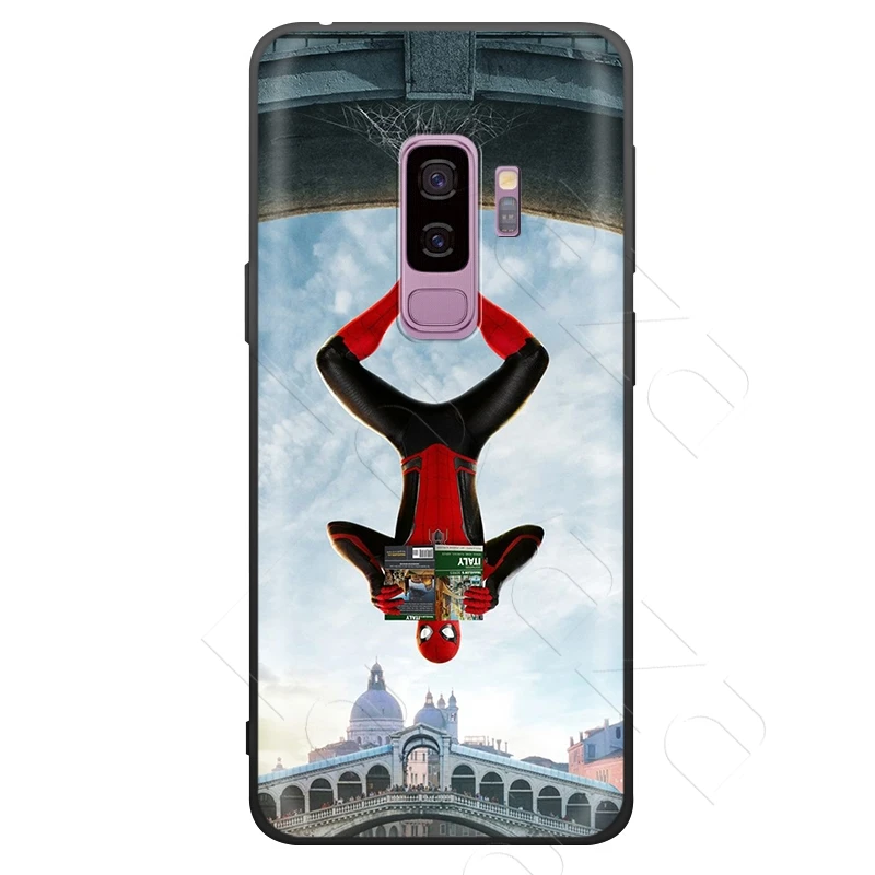 Lavaza Marvel Человек-паук Капитан Америка чехол для samsung Galaxy S6 S7 край J6 S8 S9 S10 плюс A3 A5 A6 A7 A8 A9 Note 8, 9