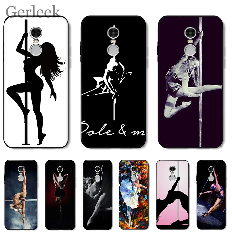 Чехол для мобильного телефона Pole Dance Dancing Fitness Hot Painted Xiaomi Redmi Note 4 4A 4X 5 5A 6 7 GO S2 6A Pro Plus
