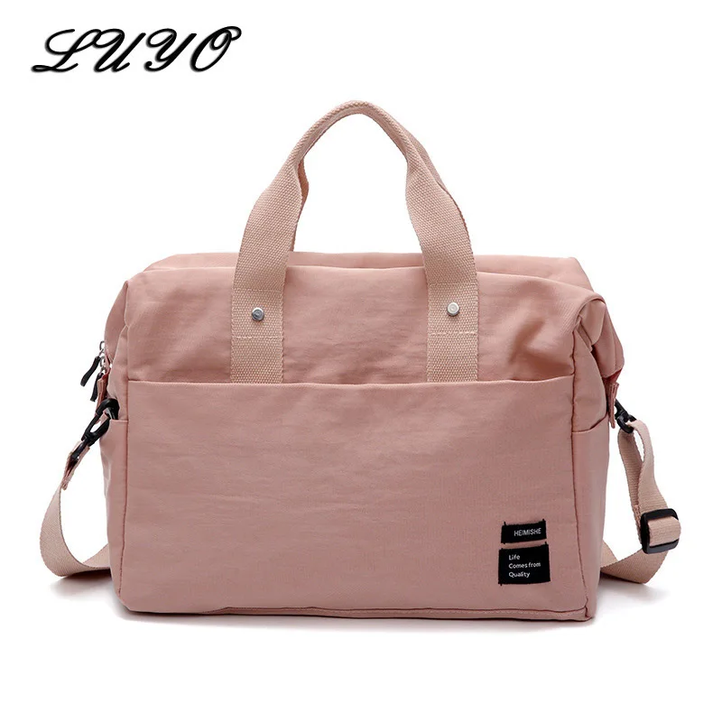 2018 الأزياء سفر حمل حقيبة محايد النساء الأمتعة للماء أعلى-مقبض الكتف أكياس الإناث السيدات حقائب كمبيوتر محمول Pochette