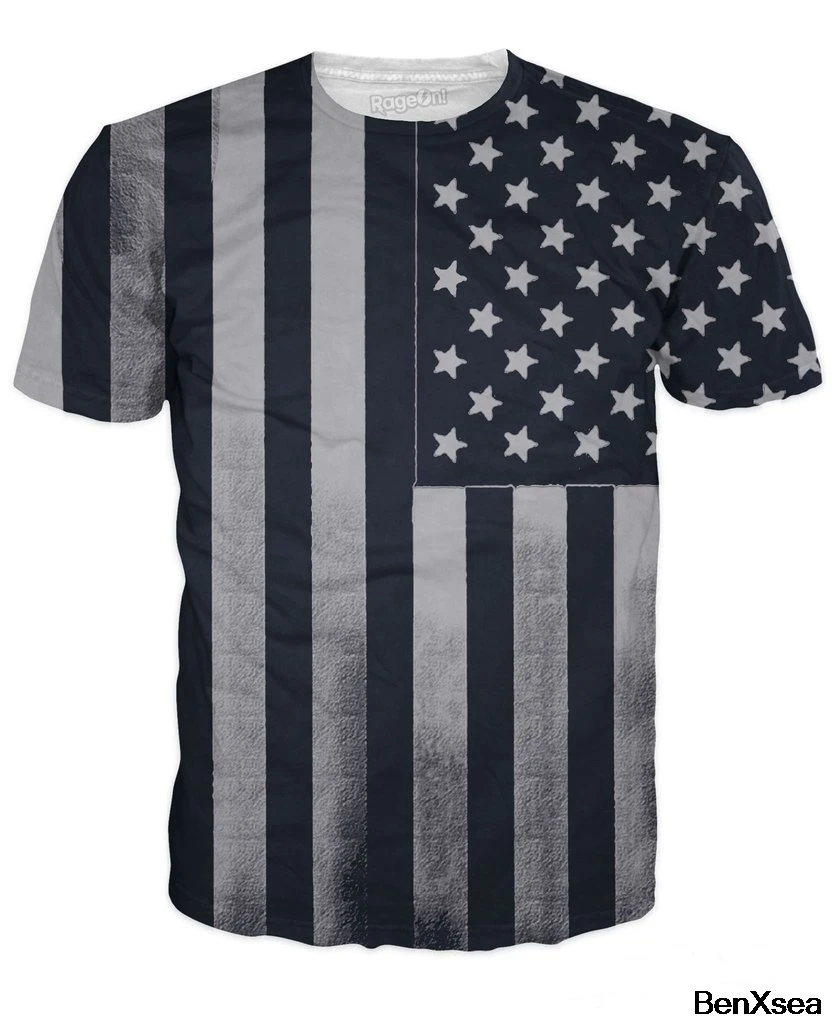 AMERICANA Flag футболка хип-хоп мода Harajuku | Женская одежда
