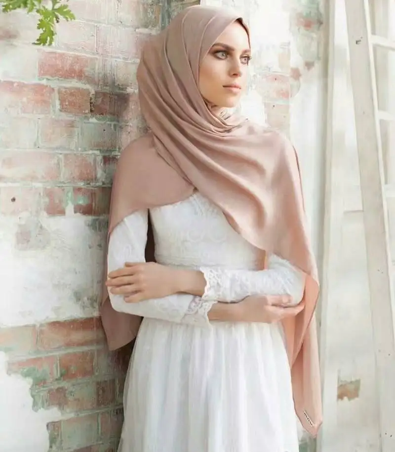 A1 высококачественные простые Пузырьковые шифоновые платки повязки на голову популярные хиджаб летние мусульманские шарфы