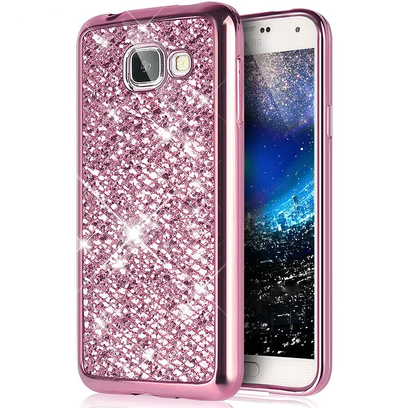 Люксовый блестящий чехол для samsung Galaxy A3 A5 A7 2017 J5 J7 J1 2016 S4 S5 Neo S6 S7 Edge S8 плюс Grand Prime