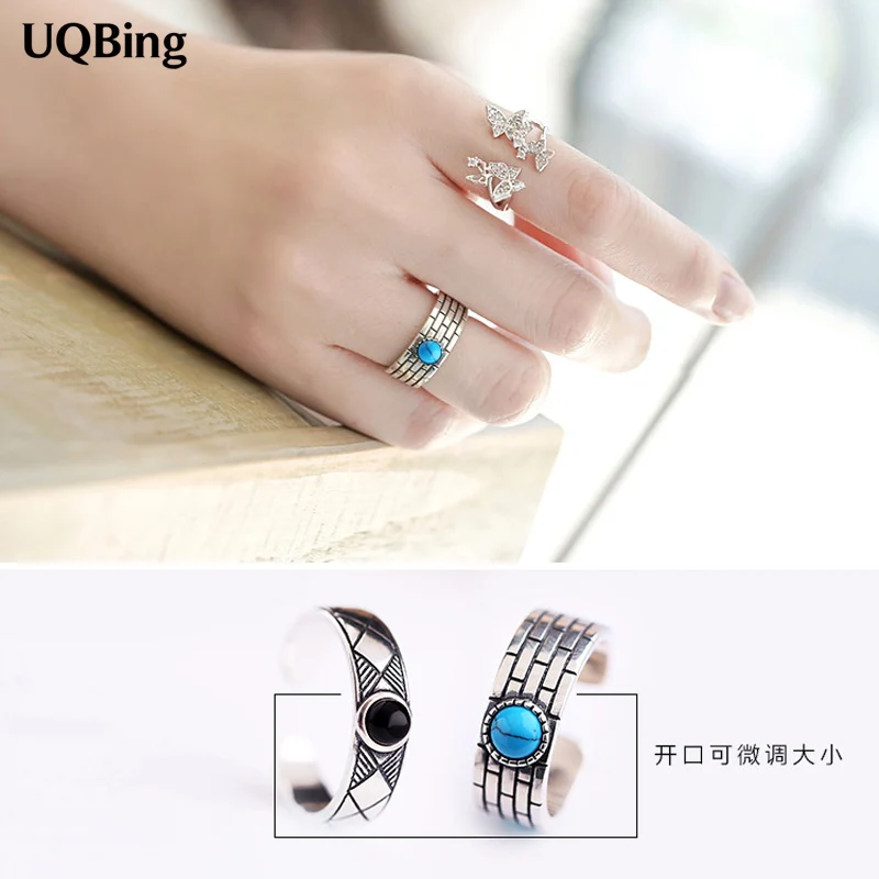 

Free Shipping Silver Open Sterling 925 Silver Ring For Women Jewelry Finger Ring For Party Birthday Gift