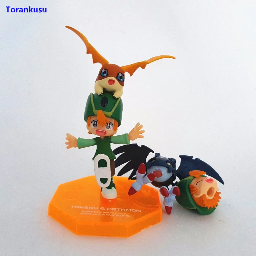 Digimon Приключения цифровые Такаси Такеру патамон Pico Devimon Мультяшные игрушки ПВХ