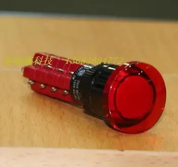 

[SA]D16LMR3-4AB Taiwan Progressive Alliance Round 4 green RED no lock reset button mushroom switch DECA--5pcs/lot